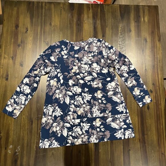 J. Jill Pure Jill Harmony Crew Neck Tunic Blouse - Picture 7 of 10